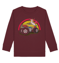 Laden Sie das Bild in den Galerie-Viewer, Monstertruck Einhorn Monster Truck Kinder Langarm Sweatshirt
