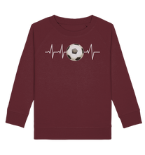 Laden Sie das Bild in den Galerie-Viewer, Fußball Jungs Fußballer Herzschlag Fußballspieler Sweatshirt
