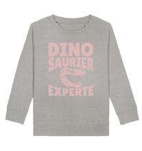 Laden Sie das Bild in den Galerie-Viewer, Mädchen Dino Kinder Dinosaurier Experte Sweatshirt
