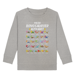 Dinosaurier Alphabet Lernen Dino ABC Schulkind Sweatshirt