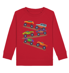 Monster Truck Kinder Monstertruck Jungen Langarm Sweatshirt