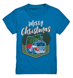 Merry Christmas Feuerwehr Weihnachten T-Shirt Kinder
