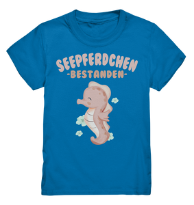Seepferdchen Schwimmabzeichen bestanden Kinder Frühschwimmer T-Shirt