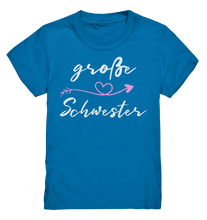 Laden Sie das Bild in den Galerie-Viewer, Große Schwester T-Shirt Herz Große Schwester Geschenk