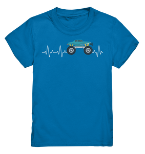 Monster Truck Herzschlag Monstertruck Kinder T-Shirt