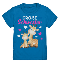 Laden Sie das Bild in den Galerie-Viewer, Große Schwester T-Shirt Giraffen Große Schwester Geschenk