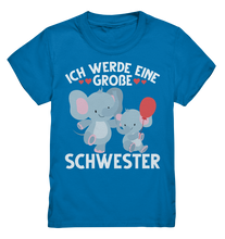 Laden Sie das Bild in den Galerie-Viewer, Große Schwester T-Shirt Elefanten Große Schwester Geschenk
