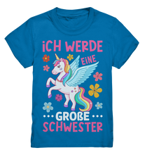 Laden Sie das Bild in den Galerie-Viewer, Große Schwester T-Shirt Einhorn Große Schwester Geschenk