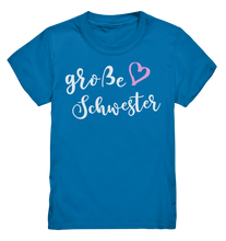 Laden Sie das Bild in den Galerie-Viewer, Große Schwester T-Shirt Herz Liebe Große Schwester Geschenk