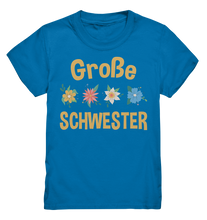Laden Sie das Bild in den Galerie-Viewer, Große Schwester Shirt Blumen Große Schwester Geschenk