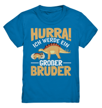 Laden Sie das Bild in den Galerie-Viewer, Hurra Großer Bruder Dinosaurier Shirt
