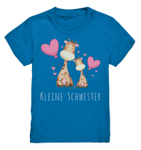 Laden Sie das Bild in den Galerie-Viewer, Kleine Schwester T-Shirt Giraffe Kleine Schwester Geschenk