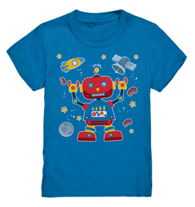 Astronaut Roboter Jungen Mädchen Robotik T-Shirt