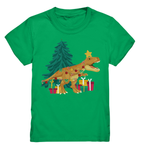 Trex Weihnachten Dinosaurier Lustiges T-Shirt Kinder