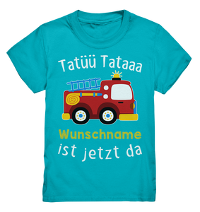 Feuerwehr Tatüü Tataaa personalisiertes Kinder T-Shirt