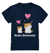 Laden Sie das Bild in den Galerie-Viewer, Große Schwester T-Shirt Katze Große Schwester Geschenk