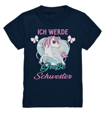 Laden Sie das Bild in den Galerie-Viewer, Große Schwester T-Shirt Einhorn Große Schwester Geschenk
