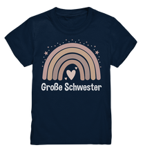 Laden Sie das Bild in den Galerie-Viewer, Große Schwester T-Shirt Regenbogen Große Schwester Geschenk