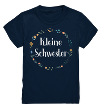Laden Sie das Bild in den Galerie-Viewer, Kleine Schwester T-Shirt Blumenkranz Kleine Schwester Geschenk