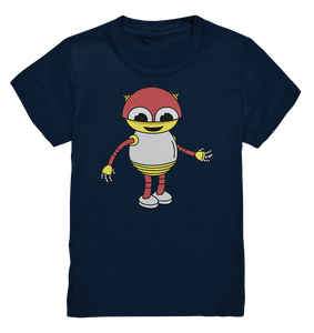 Tanzender Roboter Jungen Glückliche Roboter T-Shirt