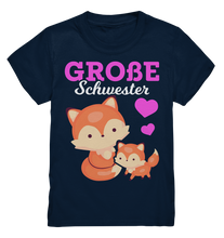 Laden Sie das Bild in den Galerie-Viewer, Große Schwester T-Shirt Fuchs Große Schwester Geschenk