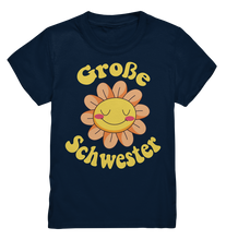 Laden Sie das Bild in den Galerie-Viewer, Große Schwester T-Shirt Blume Große Schwester Geschenk