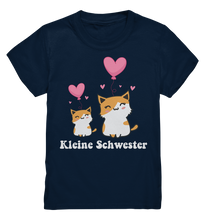 Laden Sie das Bild in den Galerie-Viewer, Kleine Schwester T-Shirt Katzen Kleine Schwester Geschenk