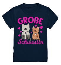 Laden Sie das Bild in den Galerie-Viewer, Große Schwester Shirt Katzen Große Schwester Geschenk