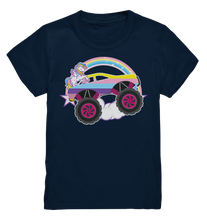 Laden Sie das Bild in den Galerie-Viewer, Monstertruck Einhorn Mädchen Monster Truck Kinder T-Shirt
