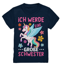 Laden Sie das Bild in den Galerie-Viewer, Große Schwester T-Shirt Einhorn Große Schwester Geschenk