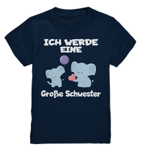 Laden Sie das Bild in den Galerie-Viewer, Große Schwester T-Shirt Elefanten Große Schwester Geschenk