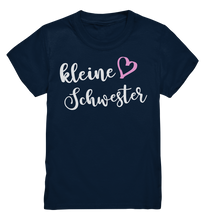Laden Sie das Bild in den Galerie-Viewer, Kleine Schwester T-Shirt Herz Liebe Kleine Schwester Geschenk