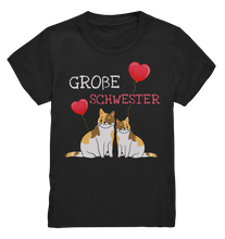 Laden Sie das Bild in den Galerie-Viewer, Große Schwester Shirt Katzen Liebe Große Schwester Geschenk