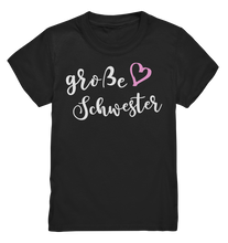 Laden Sie das Bild in den Galerie-Viewer, Große Schwester T-Shirt Herz Liebe Große Schwester Geschenk
