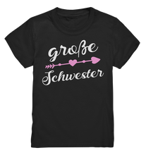 Laden Sie das Bild in den Galerie-Viewer, Große Schwester T-Shirt Pfeil Herz Große Schwester Geschenk