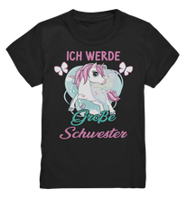 Laden Sie das Bild in den Galerie-Viewer, Große Schwester T-Shirt Einhorn Große Schwester Geschenk