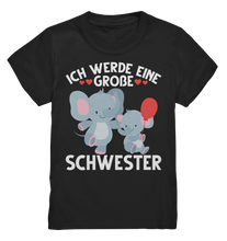 Laden Sie das Bild in den Galerie-Viewer, Große Schwester T-Shirt Elefanten Große Schwester Geschenk