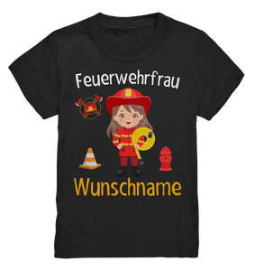 Feuerwehrfrau T-Shirt personalisiert