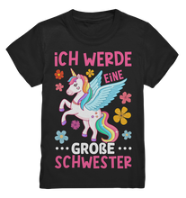 Laden Sie das Bild in den Galerie-Viewer, Große Schwester T-Shirt Einhorn Große Schwester Geschenk
