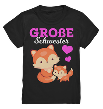 Laden Sie das Bild in den Galerie-Viewer, Große Schwester T-Shirt Fuchs Große Schwester Geschenk