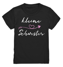 Laden Sie das Bild in den Galerie-Viewer, Kleine Schwester T-Shirt Herz Kleine Schwester Geschenk