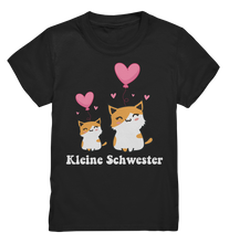 Laden Sie das Bild in den Galerie-Viewer, Kleine Schwester T-Shirt Katzen Kleine Schwester Geschenk