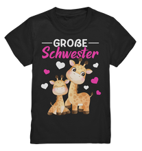 Laden Sie das Bild in den Galerie-Viewer, Große Schwester T-Shirt Giraffen Große Schwester Geschenk