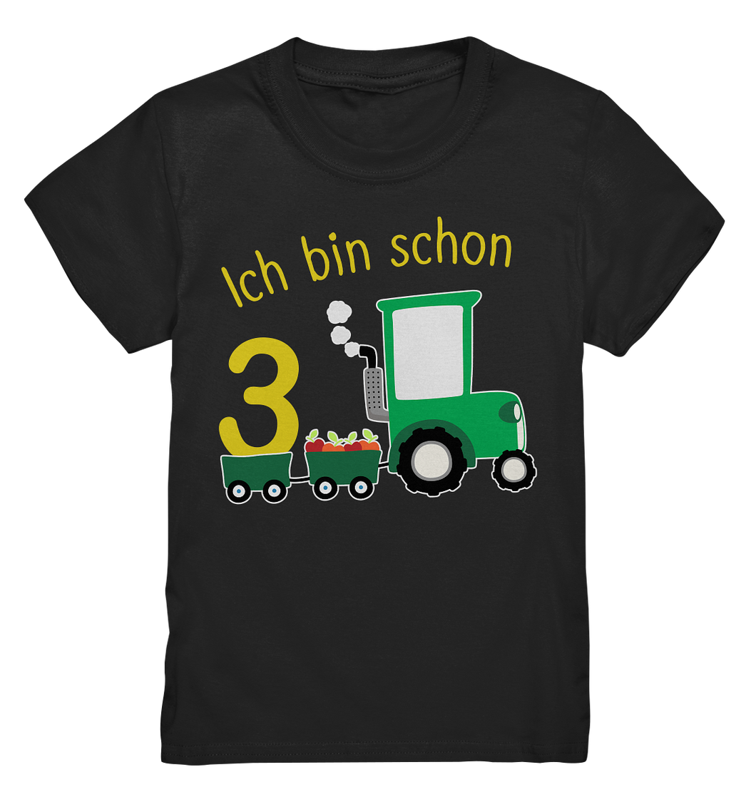 Traktor Kinder T-Shirt Wunschname