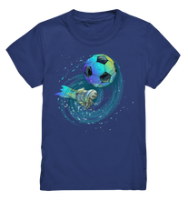 Laden Sie das Bild in den Galerie-Viewer, Buntes Fußball Motiv Fußballer Geschenk Fußballspieler T-Shirt
