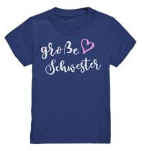 Laden Sie das Bild in den Galerie-Viewer, Große Schwester T-Shirt Herz Liebe Große Schwester Geschenk