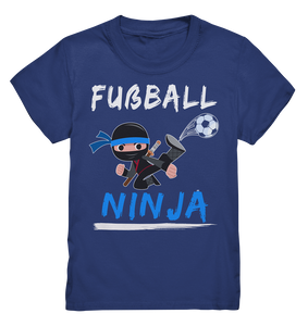 Fußballspieler Fußballer Kinder Fußball Ninja T-Shirt