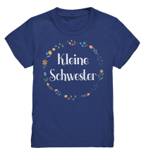 Laden Sie das Bild in den Galerie-Viewer, Kleine Schwester T-Shirt Blumenkranz Kleine Schwester Geschenk