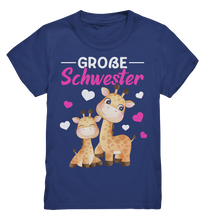 Laden Sie das Bild in den Galerie-Viewer, Große Schwester T-Shirt Giraffen Große Schwester Geschenk