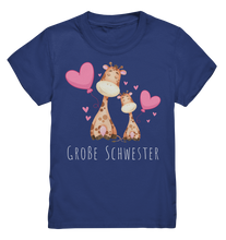 Laden Sie das Bild in den Galerie-Viewer, Große Schwester T-Shirt Giraffe Große Schwester Geschenk